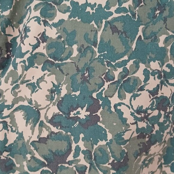 Anthropologie Hei Hei Sylvan Green Floral Camouflage Stretch Cargo Pants Size 29 - Picture 5 of 9